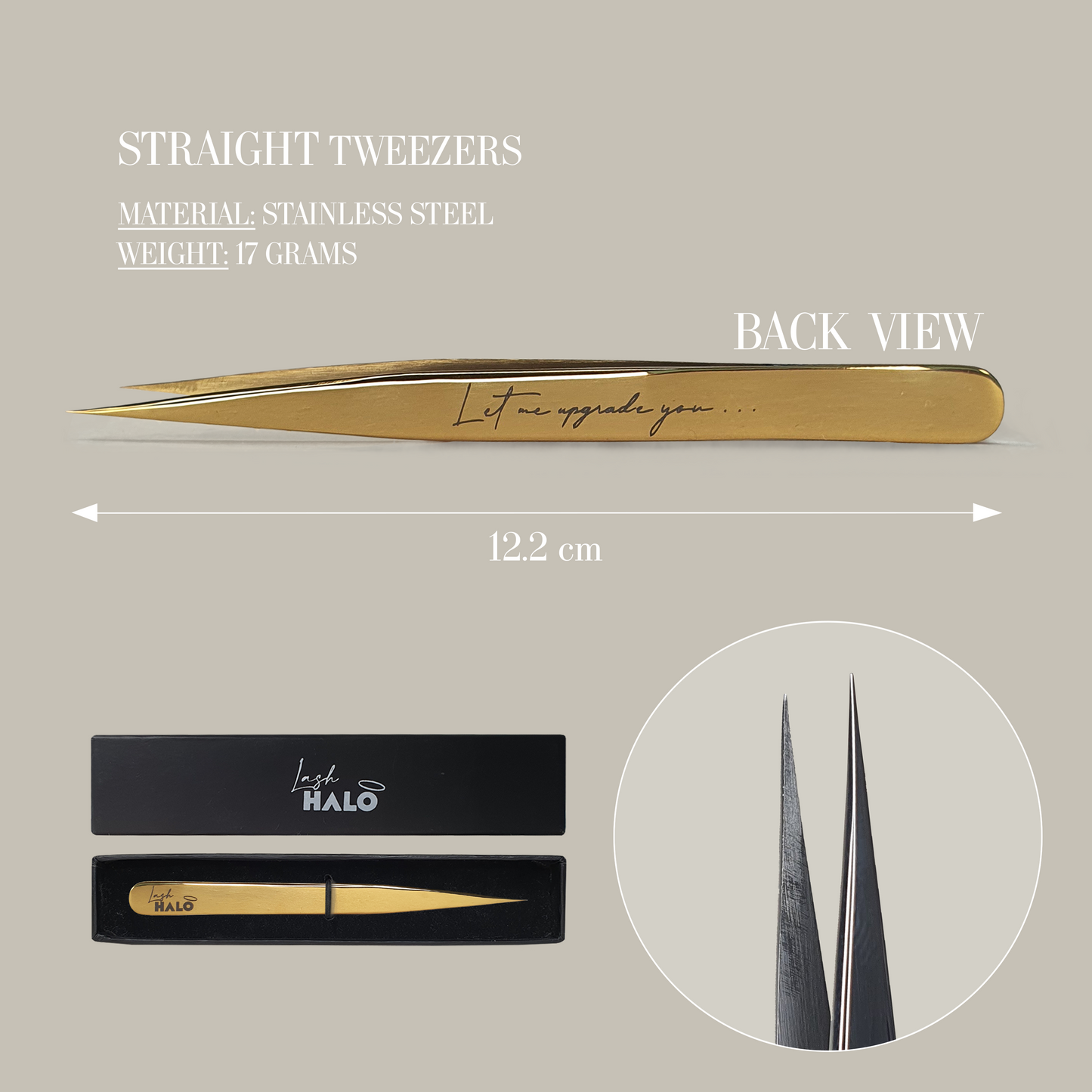 STRAIGHT Tweezers- Multifunctional